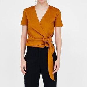 Zara Wrap Blouse